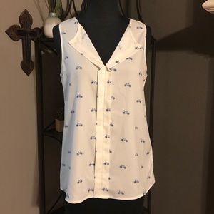 Fun 2 Fun Sleeveless Bicycles Top